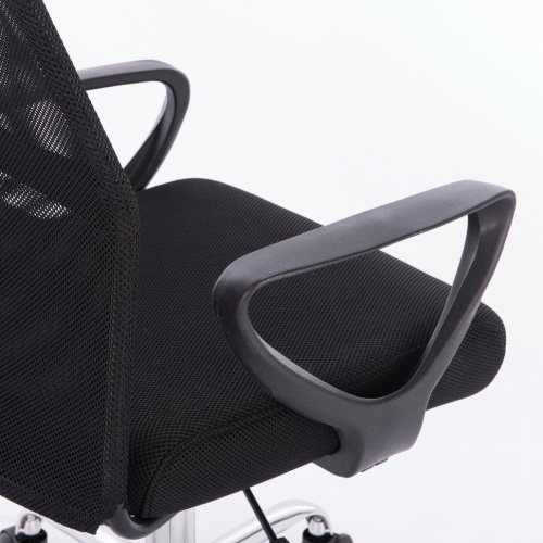 Кресло офисное Brabix Tender MG-330 сетка/ткань/кожзам, черное 531845 фото 5